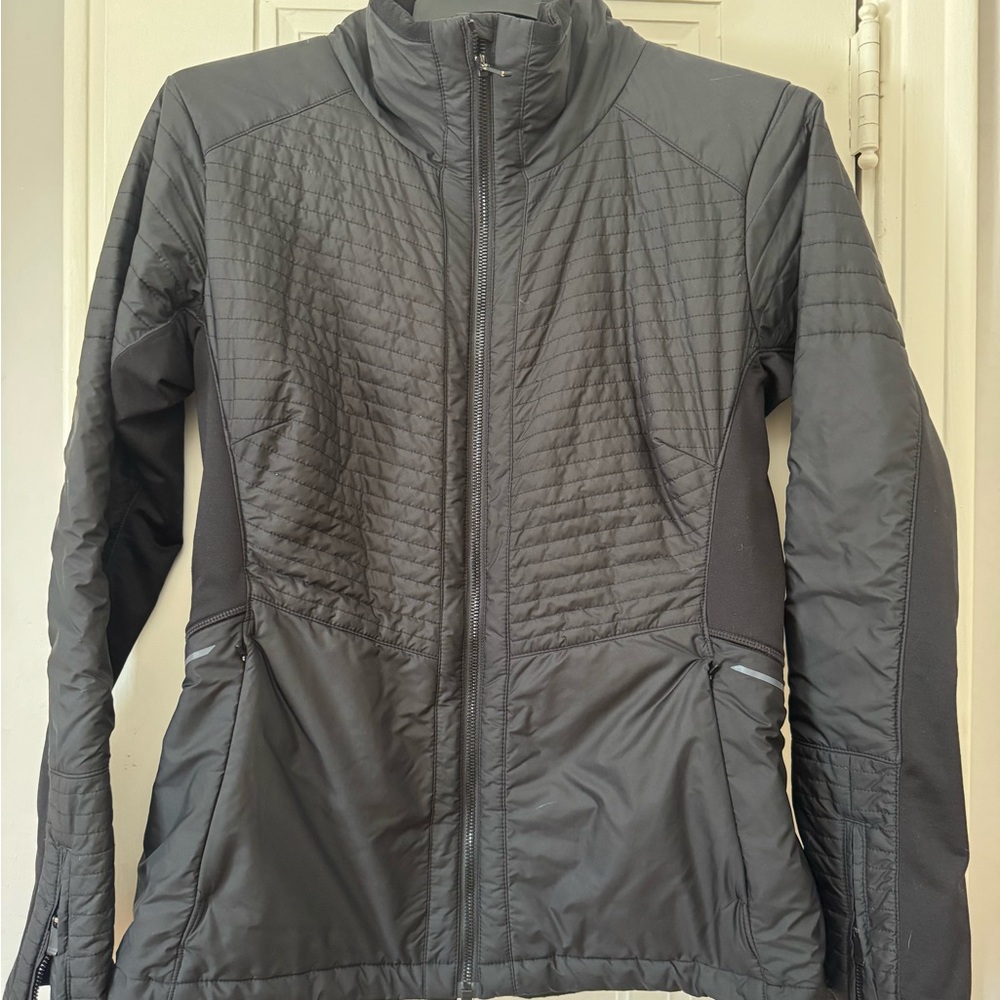 Athleta Women's Black Quilted Athletic Jacket